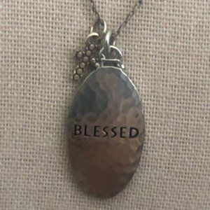 Brighton “Blessed” Oval Cross Necklace Brighton